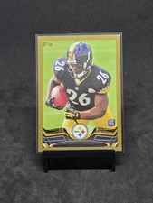 2013 Topps Le'Veon Bell Gold Parallel Rookie Card /2013 Pittsburgh Steelers . rookie card picture
