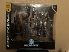 McFarlane DC BATMAN KNIGHTMARE & BATMAN ARMOR SUIT Gold Label 2 Pack NIB
