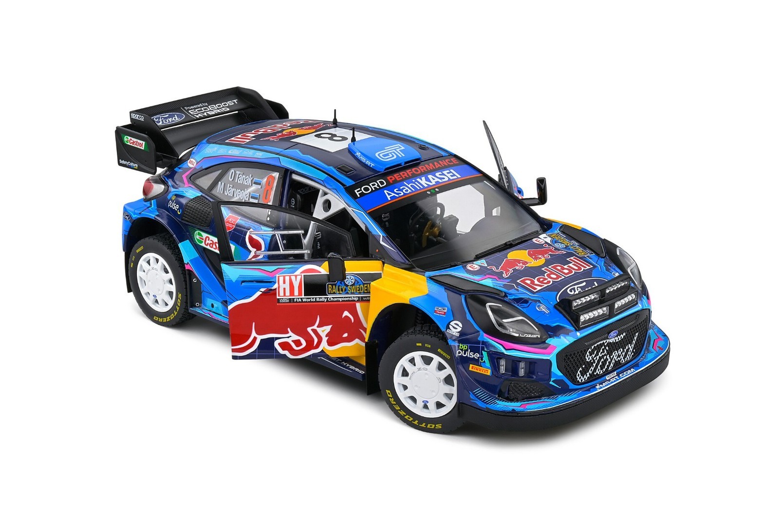 Ford Puma Rally1 Solido miniature 1:18 pour vitrine de rallye