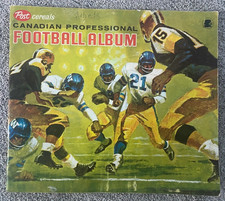 1963 Post Football CFL Canadian Card Album - Vintage - No cards included