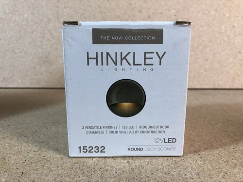 Hinkley Lighting Nuvi Deck and Patio Sconce, Black - 15232BK - Picture 1 of 2