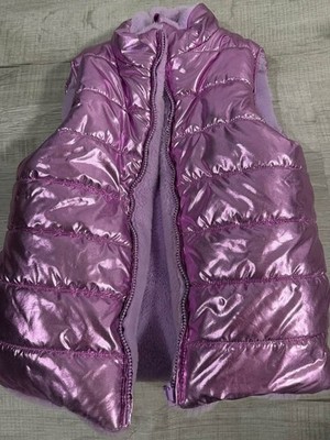 Shiny Pink Vest Girl's Size 10-12, Epic Threads, Rarely Worn