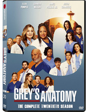 Grey's Anatomy - The Complete Twentieth Season 20 DVD NEW Free Ship