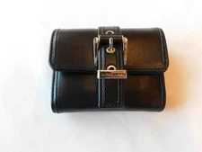 Michael Kors MK Colby SM Trifold Wallet Leather Black 32T4SBAD5L NWT