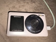 Vivitar Compact Digital Camera 1.4" Selfie Screen Digital Zoom USB White