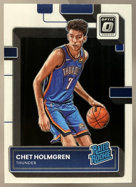 2022-23 Panini Donruss Optic Chet Holmgren #208 RC Rated Rookie Thunder