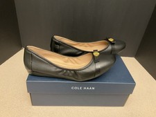 New Womens Cole Haan Tova Bow Leather Ballet Flats. Size 9.5B. Nice Shoes 