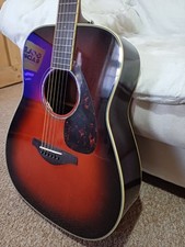 YAMAHA FG830 Acoustic Guitar FG SERIES-Tobacco Burst