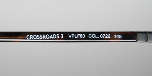 NEW POLICE VPLF80 GLASSES MENS 55-18-145 FULL-RIM 0722 PLASTIC SQUARE BROWN - Picture 8 of 8