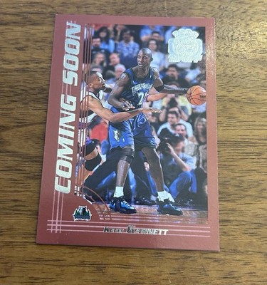 2000-01 TOPPS TIP OFF #153 KEVIN GARNETT COMING SOON MINNESOTA TIMBERWOLVES
