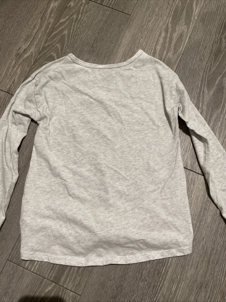 Camisa Carter’s Unicorn Talla 6 Manga Larga Para Niñas Color Gris Foto 4 de 4