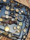 Timex Lot of 45 vintage Watches Not Working. For Parts / Projects As-Is