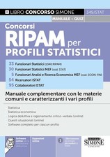 CONCORSI RIPAM PER PROFILI STATISTICI  - AA.VV. - Edizioni Giuridiche Simone