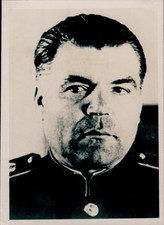 Foto KVP?, Mann in Uniform, Portrait, Kasernierte Volkspolizei - 10982605