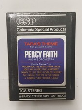 8 Track Tape Columbia Special Products PERCY FAITH ORCHESTRA Tara's Theme More