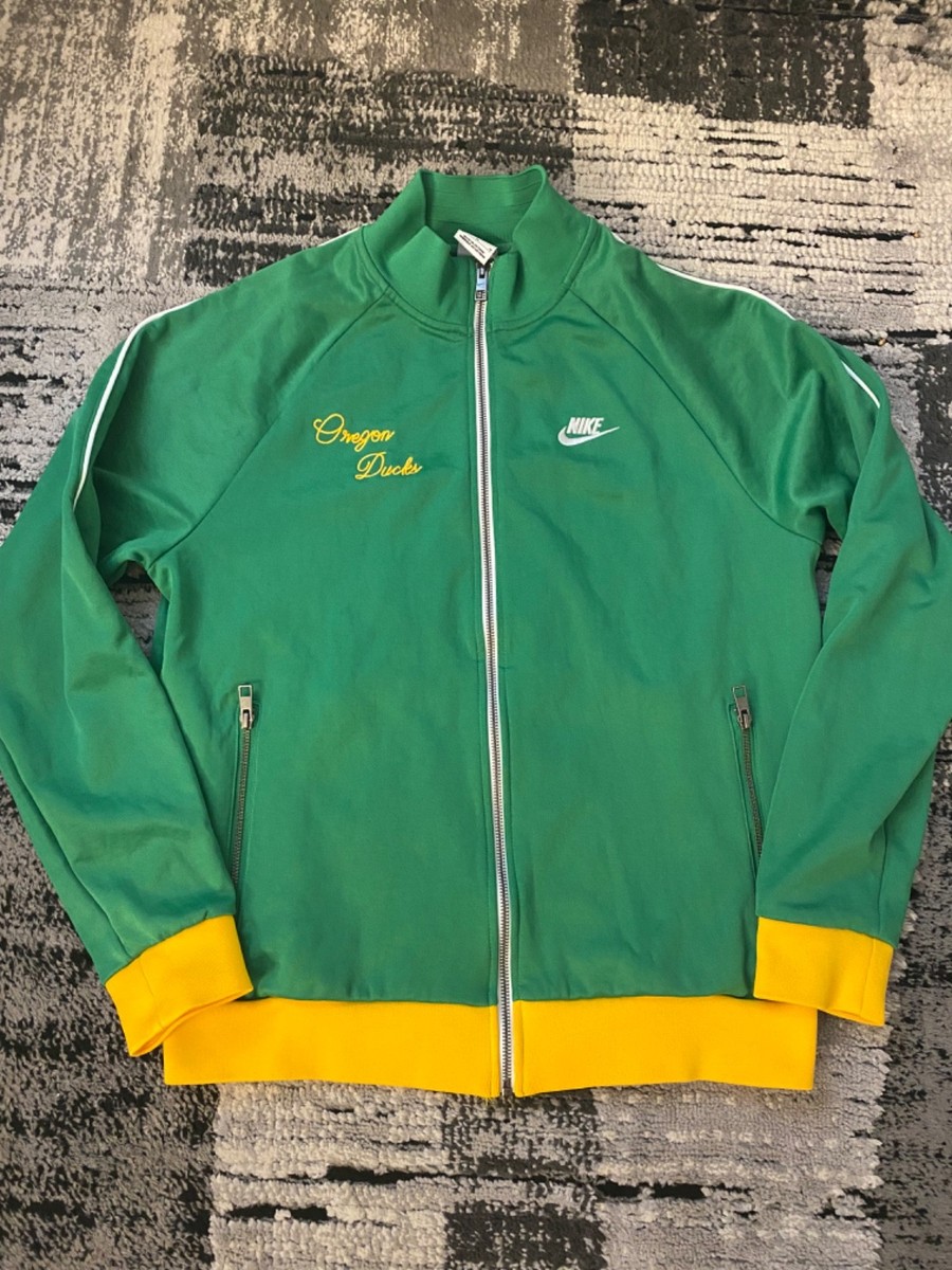 EUC Men's Nike Oregon Ducks Throwback Tracksuit Track Pants +