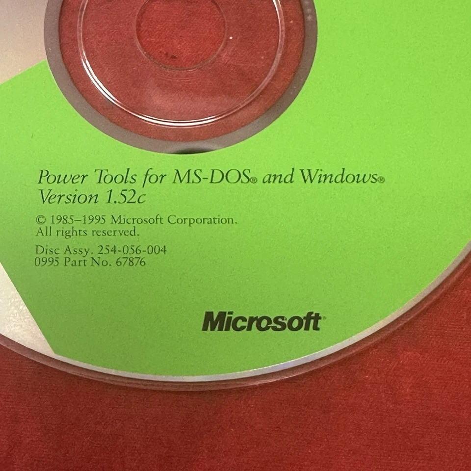 Microsoft Visual C++ for MS-DOS & Windows Versions 1.52 CD Disc ONLY - Image 3 of 4