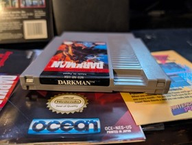Darkman Nintendo NES Completo en Caja con Inserciones de P&oacute;ster Manual Casi Nuevo Funciona Excelente