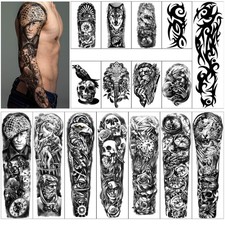 16 Sheets Waterproof Temporary Tattoos - Realistic Animal Prints for All