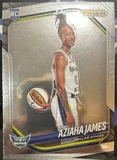 2025 Panini Prizm WNBA - Rookie Variation - Aziaha James #141 (RC)