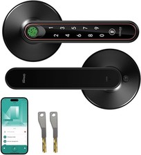 Fingerprint Door Lock, 4-IN-1 Door Lock V2.0, Biometric Door Knob with Keypad...