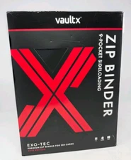 VaultX Premium Exo-Tec SV10 1st Edition 9 Pocket Binder - New - Minor Box Dent