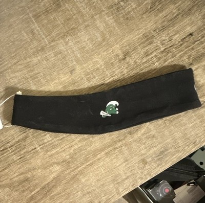 lululemon Fly Away Tamer Women's Headband Breathable Nylon Lycra Logo Black