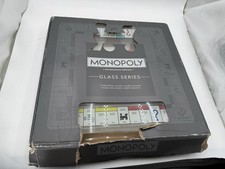 MONOPOLY  Glass Series Deluxe Luxe Board Game...