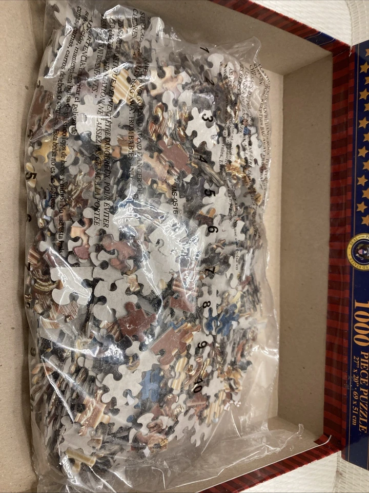 Presidents of the United States of America 1000 Piece Puzzle Smithsonian 27 x 20 - Image 4 of 4