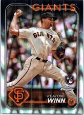 2024 Topps Chrome #208 Keaton Winn Raywave Refractors San Francisco Giants