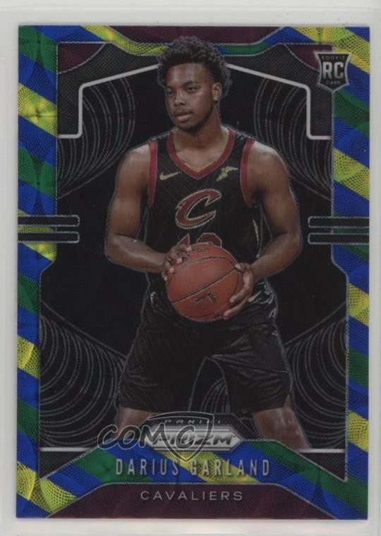 2019 Panini Prizm Choice Blue Yellow & Green Darius Garland #288 Rookie RC 1f8v