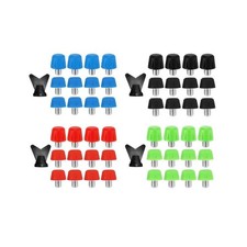 12Pcs Football Boot Spikes with Wrench Nylon Non Slip Soccer Shoe Spikes