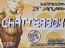 CHATTERBOX Rave flyer,very rare.