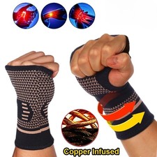 2 Pack Wrist Brace, Compression Wrist Support Splint Carpal Tunnel Hand Wrap