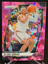 2024-25 Panini Prizm NBA Keldon Johnson #24 San Antonio Spurs Pink Ice Prizm
