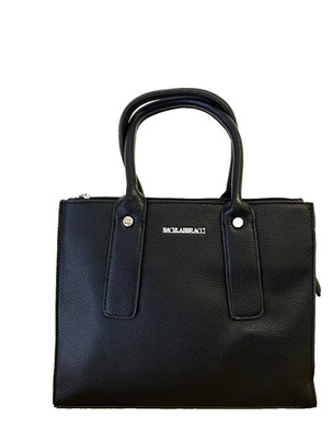 KISSES & HUGS Black Shoulder Bag Trunk Workbook Stylish 31x26x12