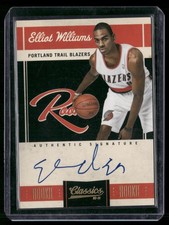2010-11 Panini Classics #146 Elliot Williams Rookie On-Card Auto  /699. rookie card picture