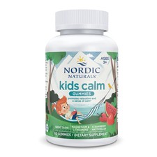 Nordic Naturals Kid's Calm Gummies, Strawberry Watermelon, 60 Count