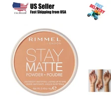 London Stay Matte - 021 Nude - Pressed Powder, Lightweight, High Coverage, Sh...