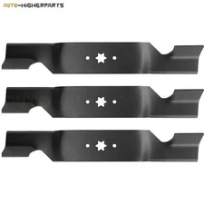 For Mower Blades 54" Cub Cadet MTD Troy-Bilt 742-0679 942-0679 3 Pcs