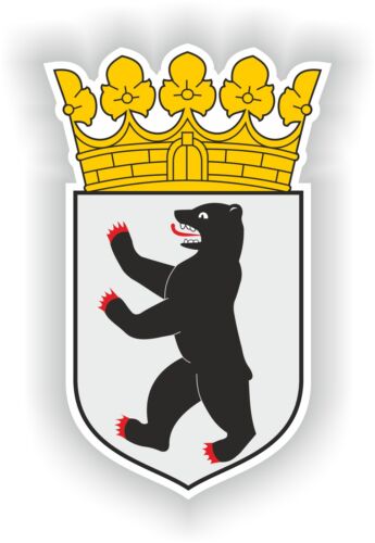Berlin Wappen Aufkleber Deutschland Stoßstange Aufkleber Aufkleber Motorradhelm Auto - Bild 1 von 1