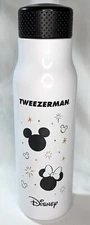 Tweezerman Promo Disney H2go 25oz Water Metal Water Bottle New/ unused