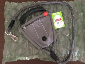 kong storage pocket rope leash