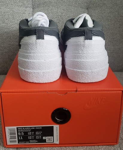 Nike Blazer Sacai gris oscuro talla 9,5- DD1877022 - Imagen 5 de 5