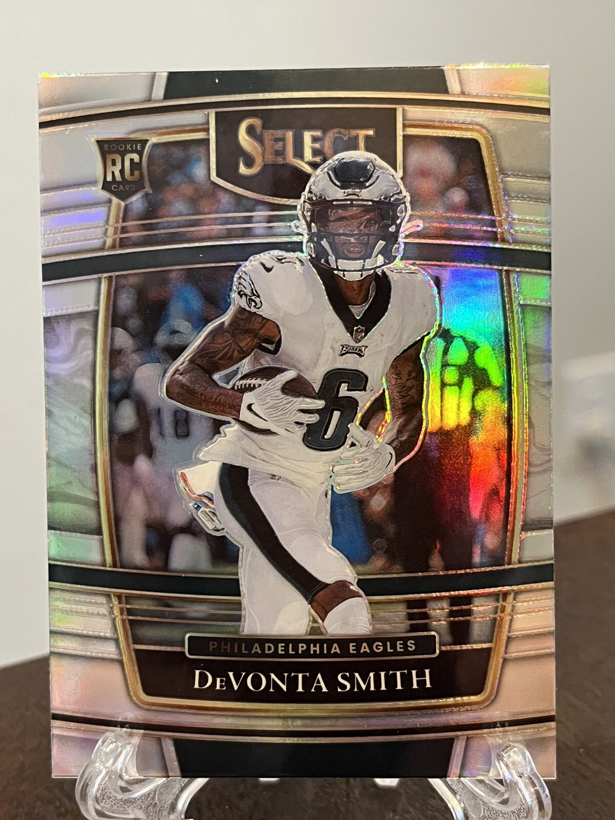 2021 Panini Select DeVONTA SMITH Concourse ROOKIE RC SILVER PRIZM Eagles!