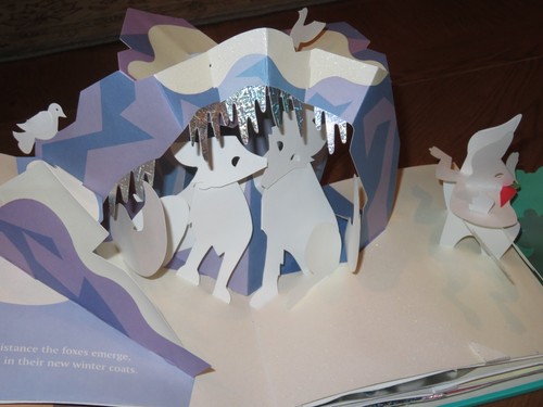 ROBERT SABUDA 2 Pop-Up BOOKS LOT The 12 DAYS OF CHRISTMAS & WINTER'S TALE xlnt - Picture 4 of 12