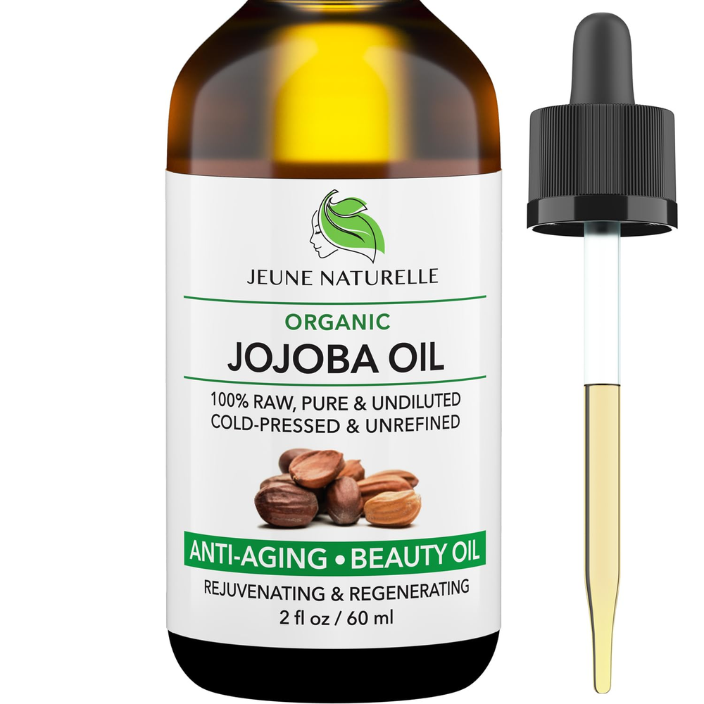 Organic Cold Pressed 100% Pure Raw Virgin Unrefined Jojoba Oil Undiluted