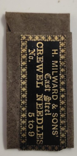 Old sewing needles paper cases 9 packs - Picture 13 of 24