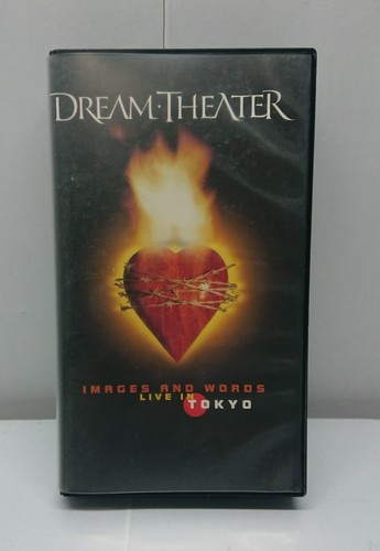 DREAM THEATER Images & Words-Live In Tokyo JAPAN VHS AMVY-8073 w/INSERT Tested - Picture 2 of 7