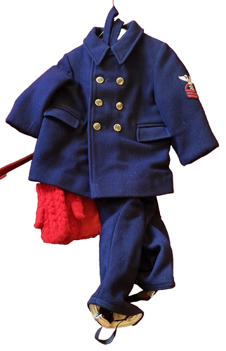 VINTAGE SAKS 5TH Ave! TODDLER T3 Wool WW2 US Navy Chief Petty Officer's Uniform - 第 1/19 張圖片